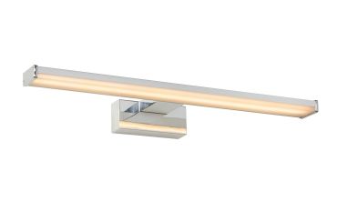 Lucide Onno - spiegelverlichting badkamer - 40 x 12,1 x 4,2 cm - 8W LED incl. - IP44 - mat chroom
