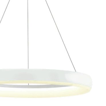 ONE Light LED Pendant Rings - hanglamp - Ø 60 x 200 cm - 40W LED incl. - wit