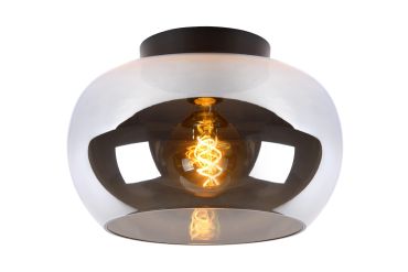 Lucide Judi - plafondverlichting - Ø 30,5 x 20,5 cm - fumé