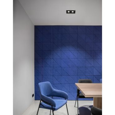 Nova Luce Cedi - inbouwspot - 183 x 100 mm, 180 x 95 mm inbouwmaat - zandzwart