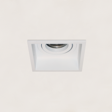 Artdelight Rex - inbouwspot - 92 x 92 mm, 83 x 83 mm inbouwmaat - wit