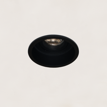 Artdelight Rex - inbouwspot - Ø 92 mm, Ø 83 mm inbouwmaat - zwart