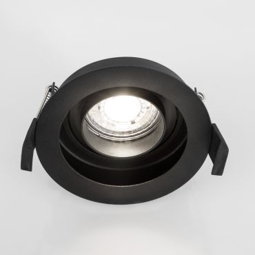 Nova Luce Cedi - inbouwspot - Ø 100 mm, Ø 95 mm inbouwmaat - zandzwart