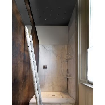 Nova Luce Tiny - inbouwspot - Ø 25 mm, Ø 18 mm inbouwmaat - 1W LED incl. - IP44 - zwart