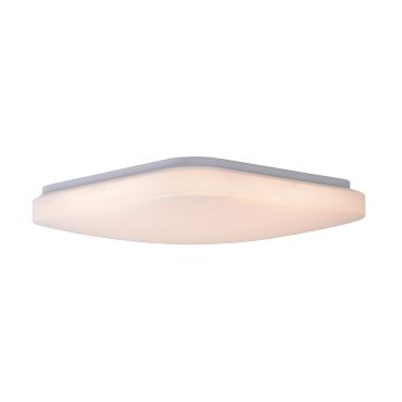 Lucide Otis - plafondverlichting - 28 x 28 x 6,5 cm - 20W LED incl.  - opaal