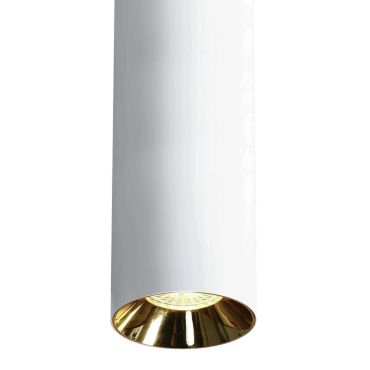 ONE Light Cylinder - hanglamp - Ø 7,5 x 224 cm - wit