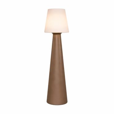 New Garden Lola 165 Pop - vloerlamp met oplaadbare lichtbron - Ø 45 x 165 cm - RGB + wit 10W LED incl. - dimbaar met afstandsbediening - IP54 - taupe