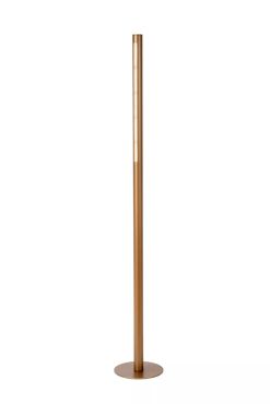 Lucide Griffith - vloerlamp met touch dimmer - Ø 21 x 140 cm - 18W dimbare LED incl. - brons
