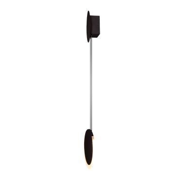 Maxlight Sunset - opbouw wandlamp - 20 x 5 x 100 cm - 6W LED incl. - zwart