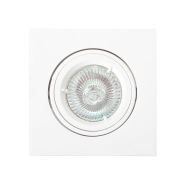 Maxlight Technical Spot - inbouwspot 1L - 95 x 95 mm, Ø 80 mm inbouwmaat - wit