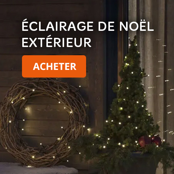 Eclairage de Noël extérieur
