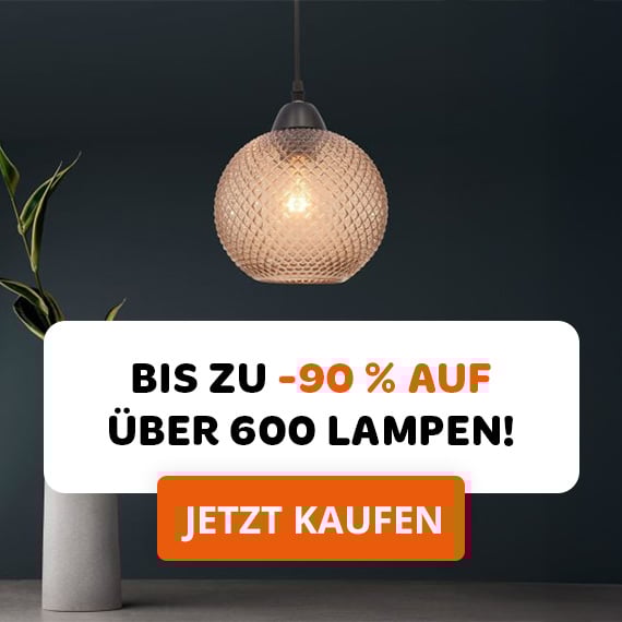 bis zu -90% auf über 600 lampen!