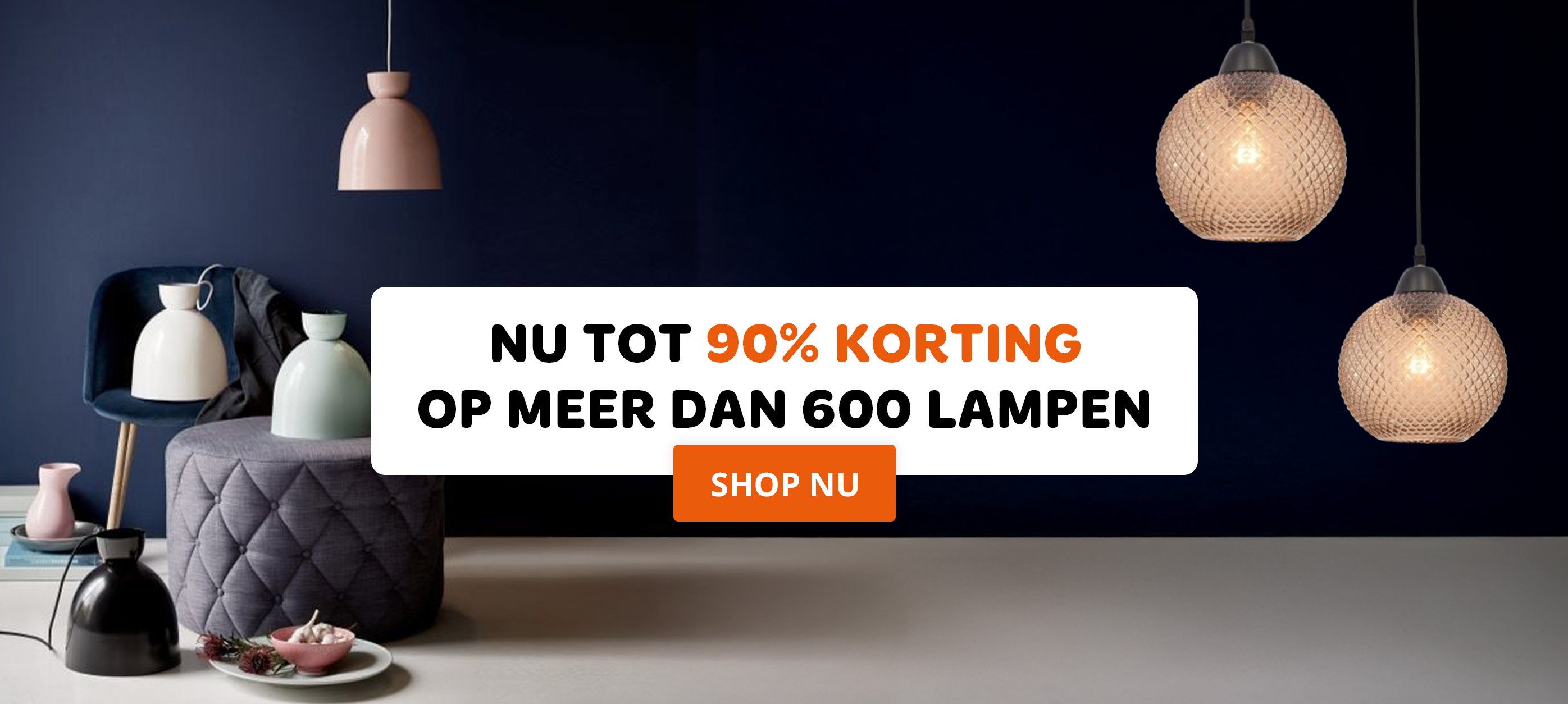 Nu tot 90% korting op meer dan 600 lampen!